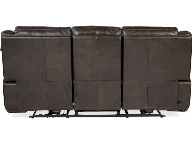 Montel Lay Flat Power Sofa with Power Headrest & Lumbar