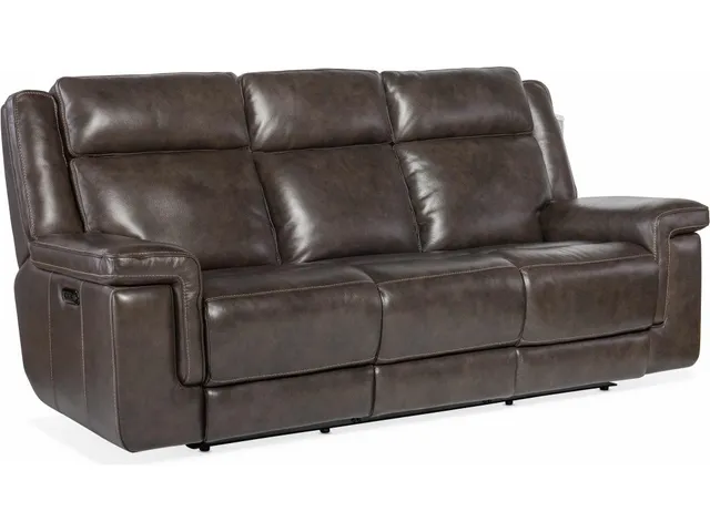 Montel Lay Flat Power Sofa with Power Headrest & Lumbar
