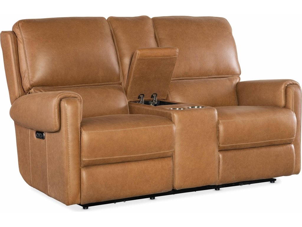 Somers Power Console Loveseat w/Power Headrest - image 5