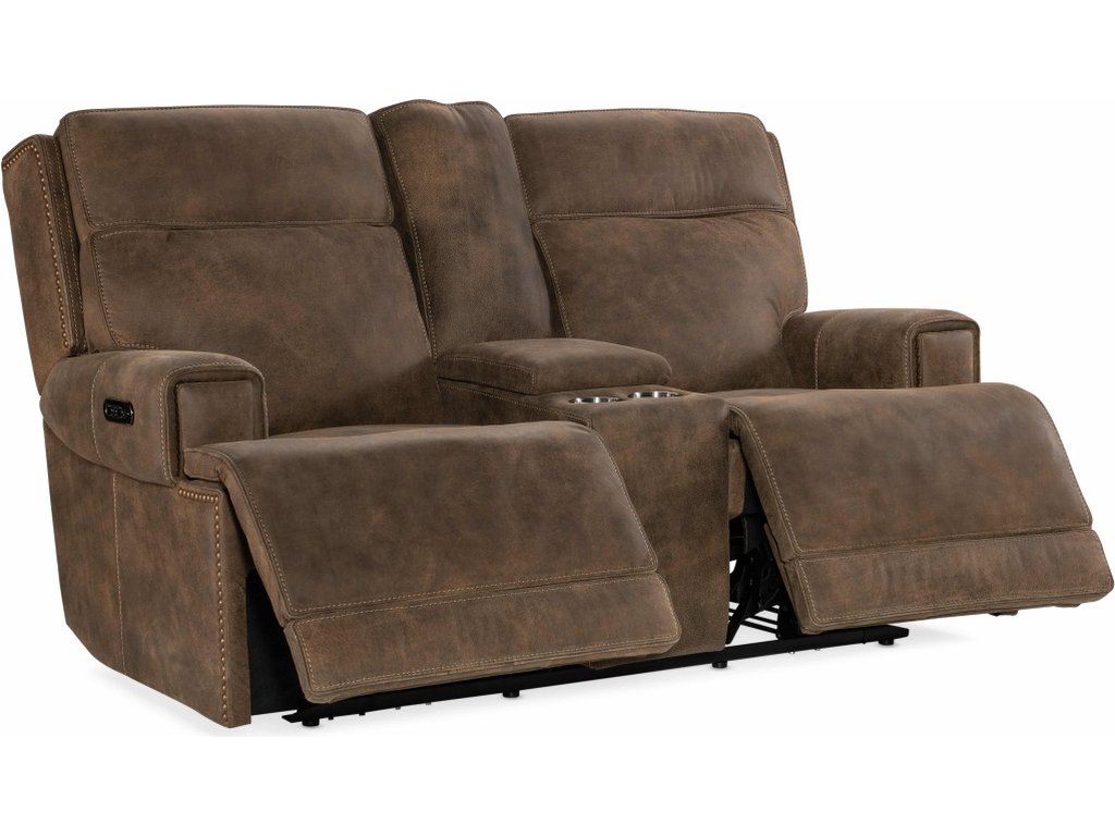 Wheeler Power Console Loveseat with Power Headrest - image 4