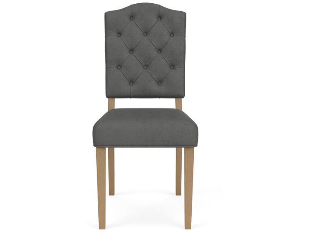 Button Tufted Upholstered Chair - image 1