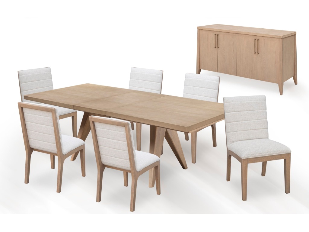 Sumire Ash Wood Rectangular Extension Table in Ginger - image 2