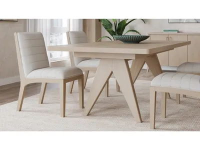 Sumire Ash Wood Rectangular Extension Table in Ginger