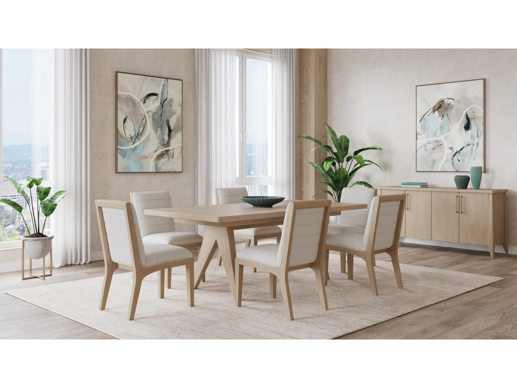 Sumire Ash Wood Rectangular Extension Table in Ginger - image 4