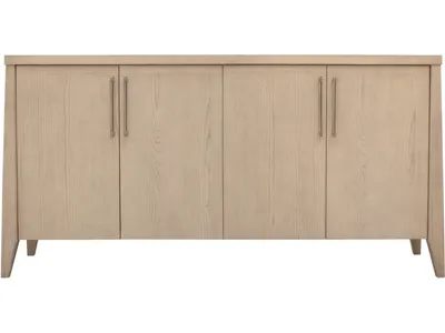 Sumire Four Door Ash Wood Sideboard in Ginger