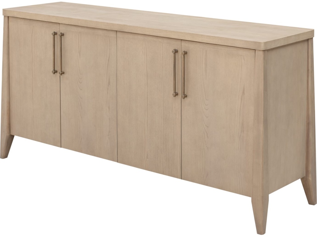 Sumire Four Door Ash Wood Sideboard in Ginger - main image