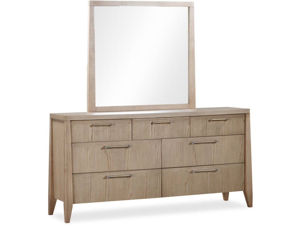 Sumire Seven Drawer Ash Wood Dresser in Ginger - image 1