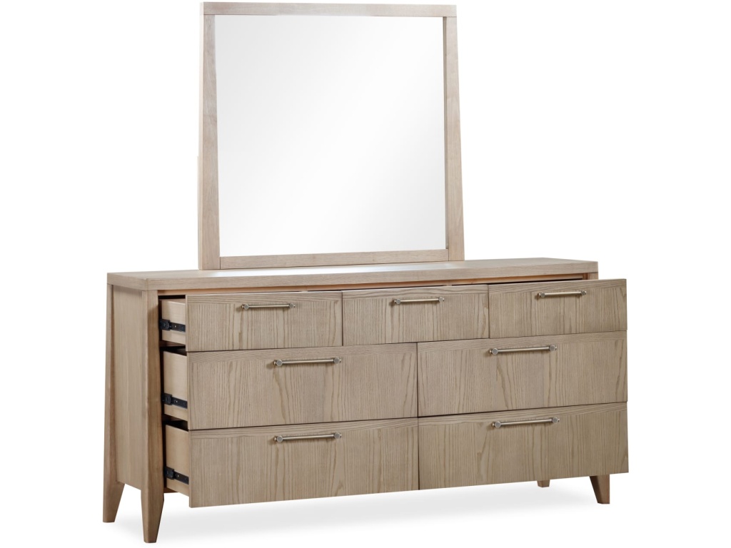 Sumire Seven Drawer Ash Wood Dresser in Ginger - image 2