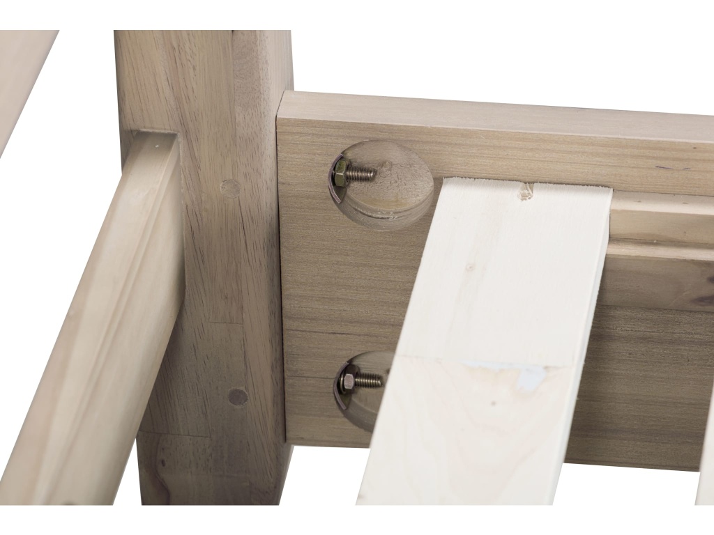 Sumire Slatted Ash Wood Platform Bed in Ginger - image 6