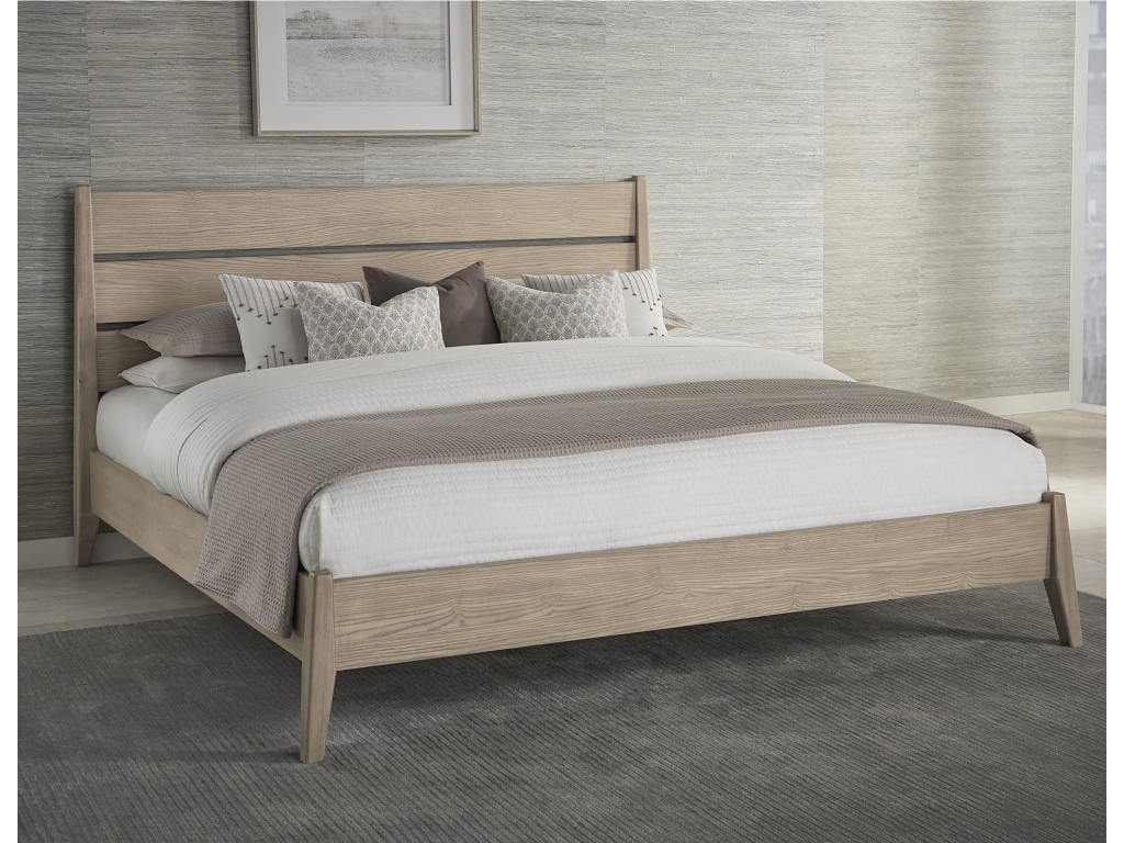 Sumire Slatted Ash Wood Platform Bed in Ginger - image 9