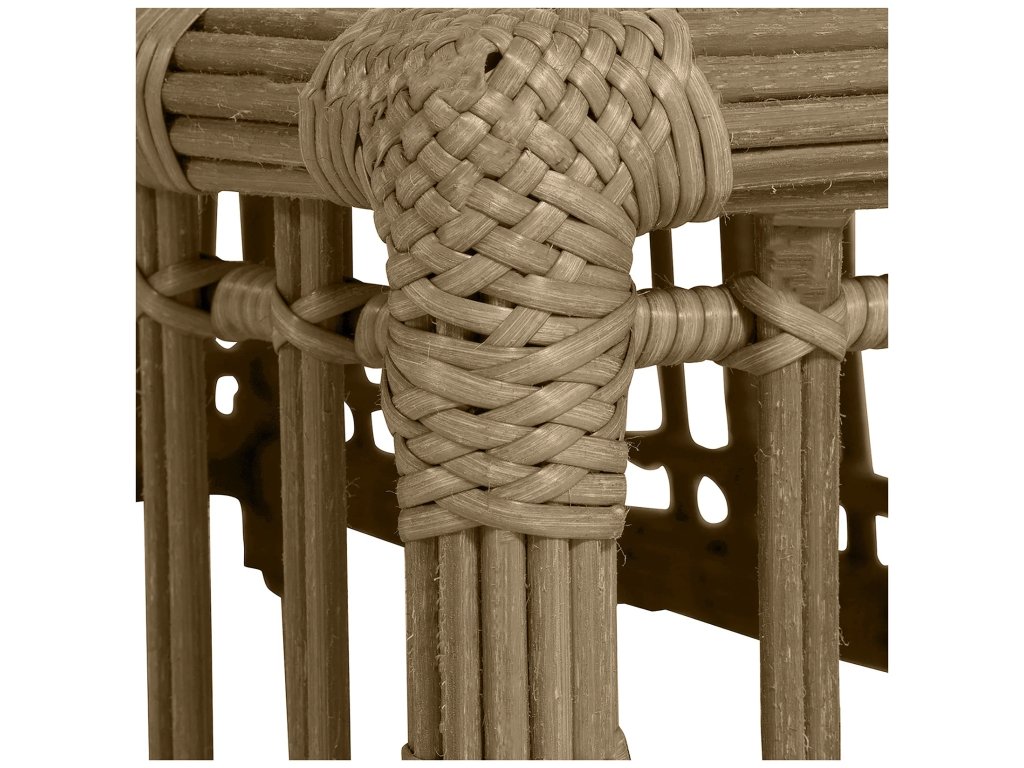 Newport N-Dura Resin Wicker Outdoor Woven Ottoman - image 7