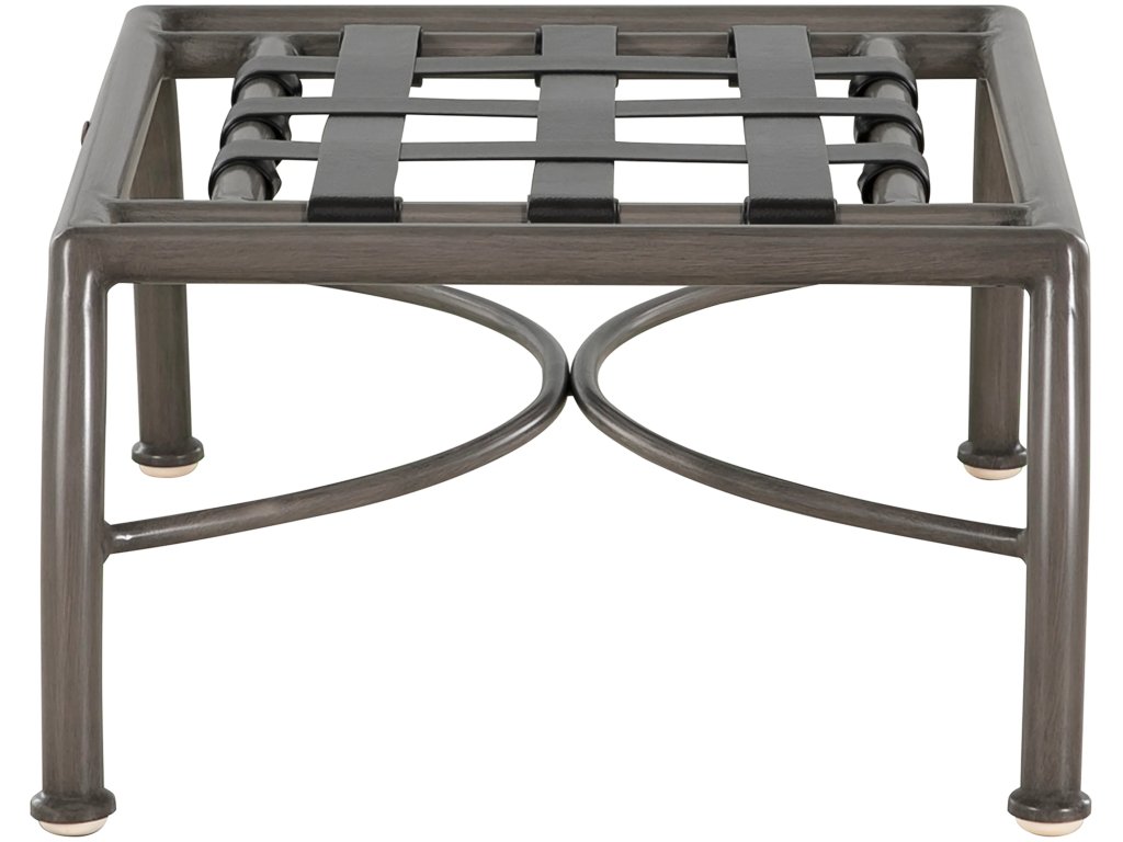 Majorca Wrought Aluminum Outdoor Ottoman - image 5