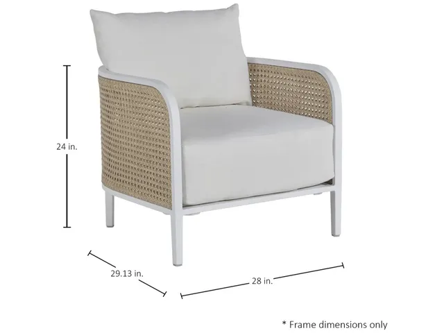 Havana Cane N-Dura Resin Wicker Outdoor Lounge Chair - Alternative View