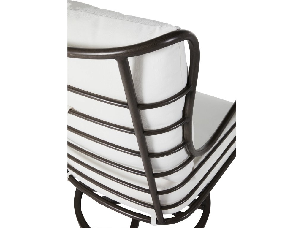 Carmel Wrought Aluminum Outdoor Swivel Rocker Lounge - image 2
