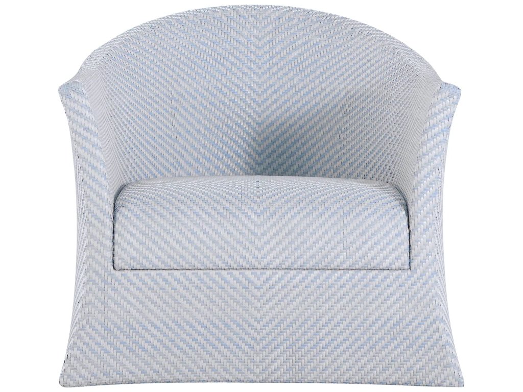 Bari N-Dura Resin Wicker Swivel Lounge - image 2