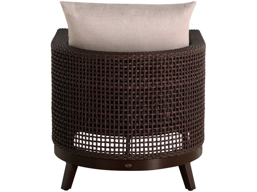 Peninsula N-Dura Resin Wicker Outdoor Barrel Chair - image 5