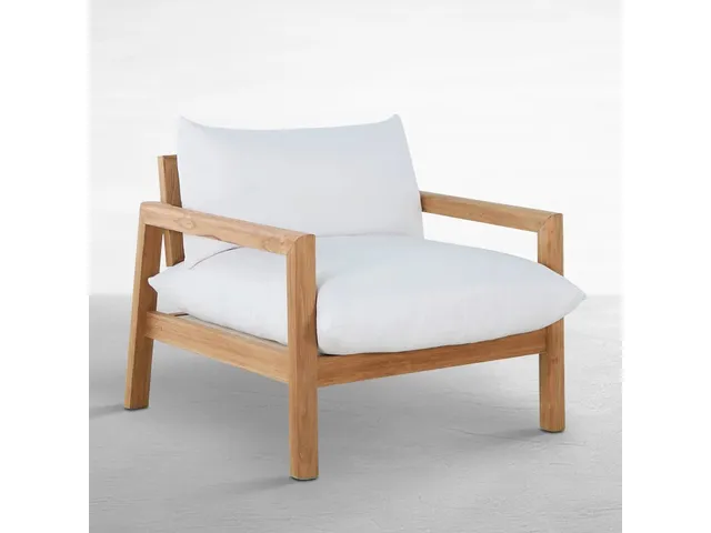 Monterey Teak Outdoor Lounge Chair
