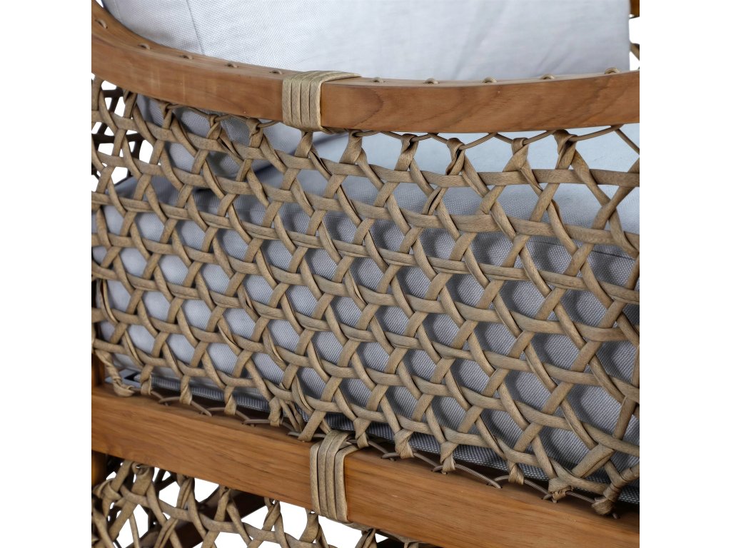 Aspen Teak Outdoor Swivel Lounge - image 8