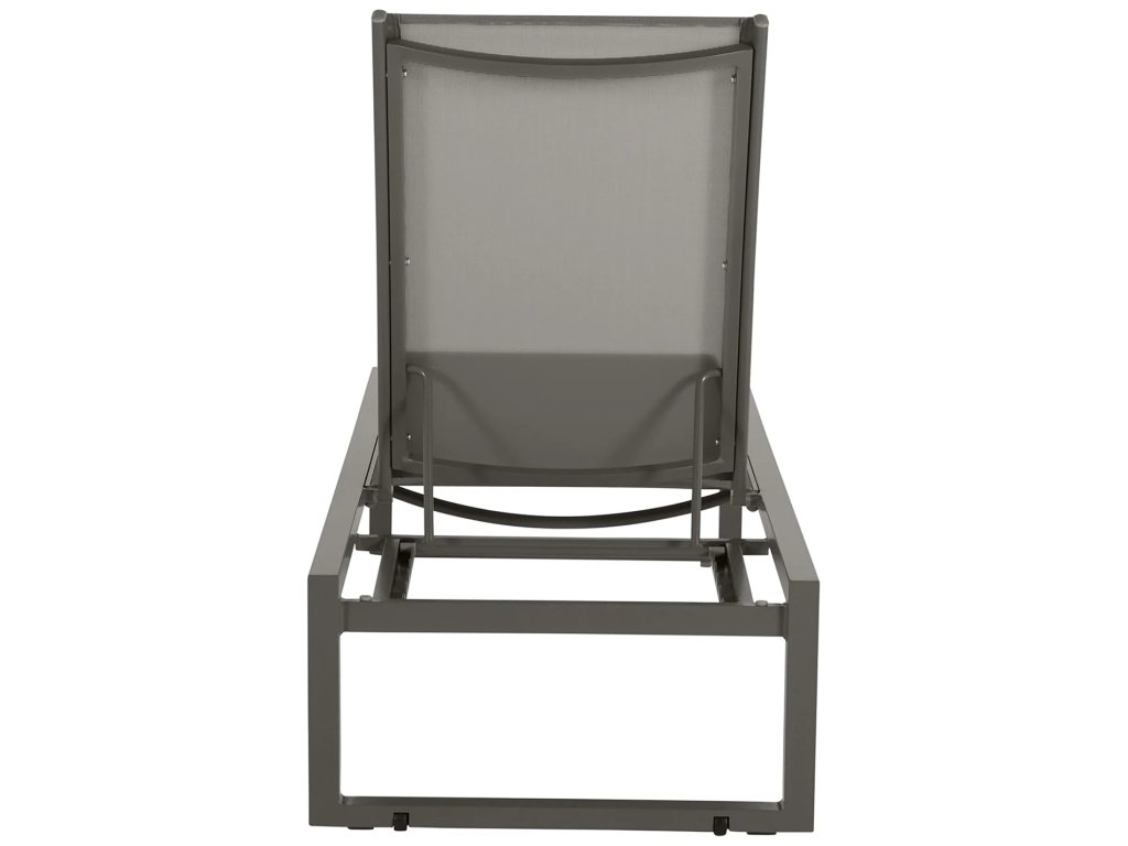 Belmont Sling Wrought Aluminum Outdoor Chaise Lounge - image 4