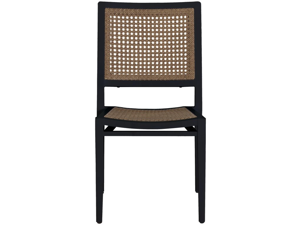 Bermuda Aluminum and Cane Stacking Side Chair - image 3