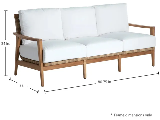 Pointe Resin Wicker Outdoor Sofa