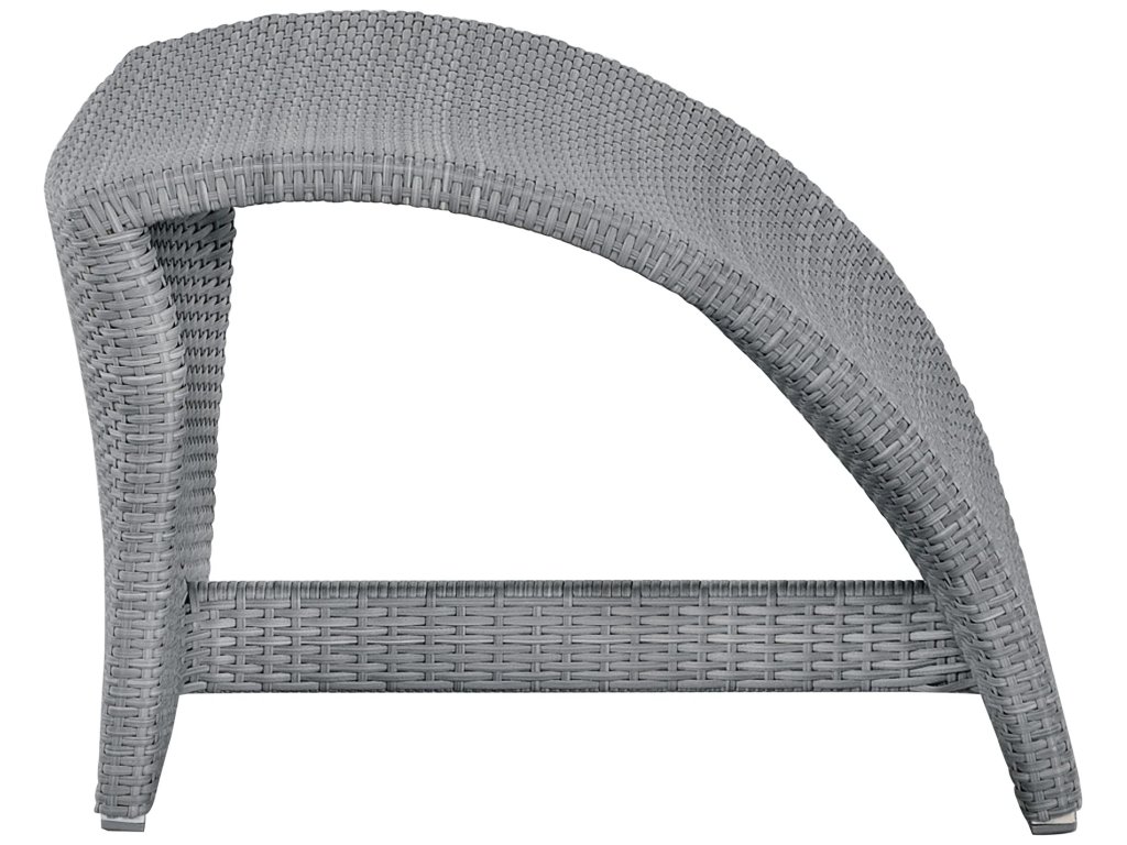 Halo N-Dura Resin Wicker Outdoor Woven Ottoman - image 3