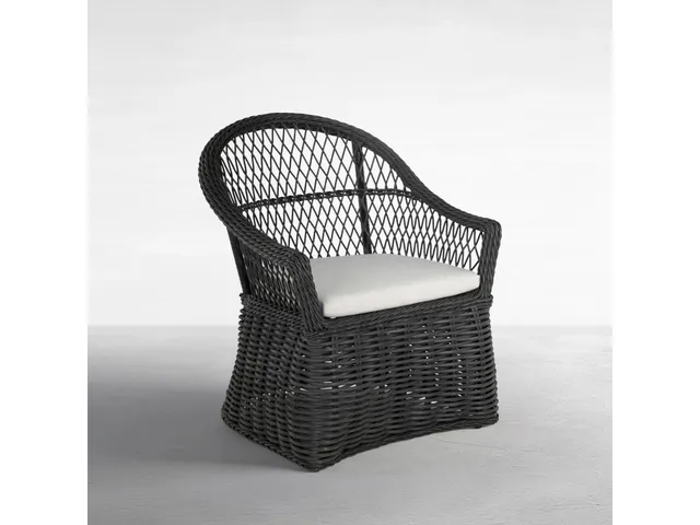 Soho Woven N-Dura Resin Wicker Outdoor Arm Chair
