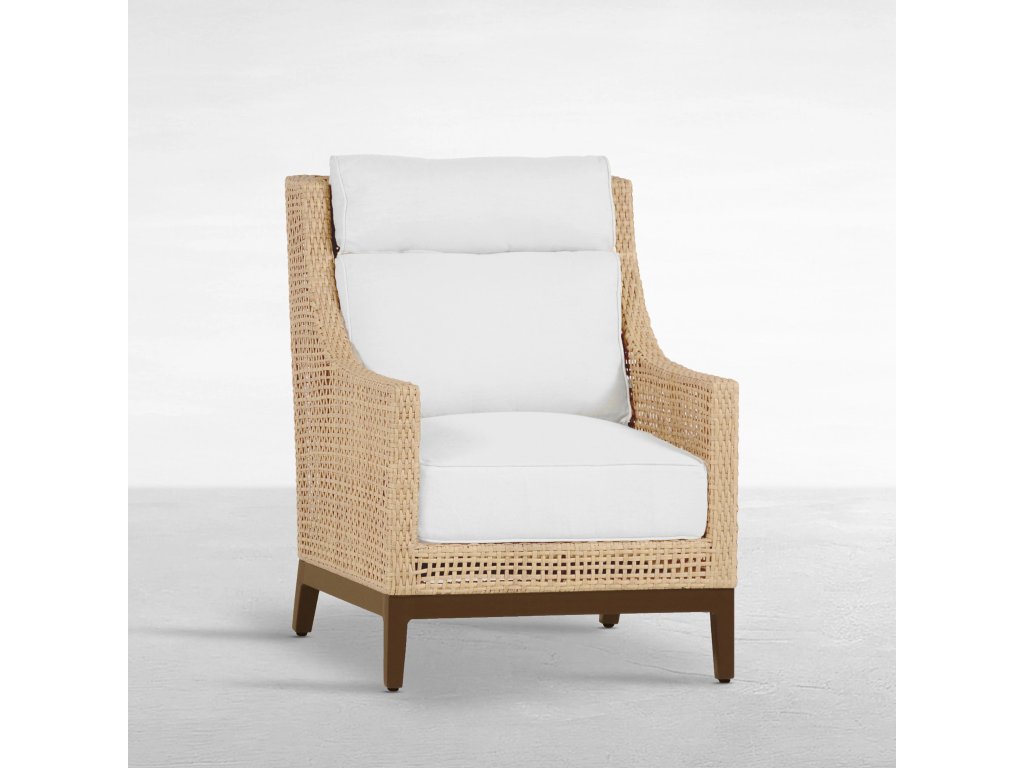 Peninsula N-Dura Resin Wicker Outdoor Lounge Chair - main image