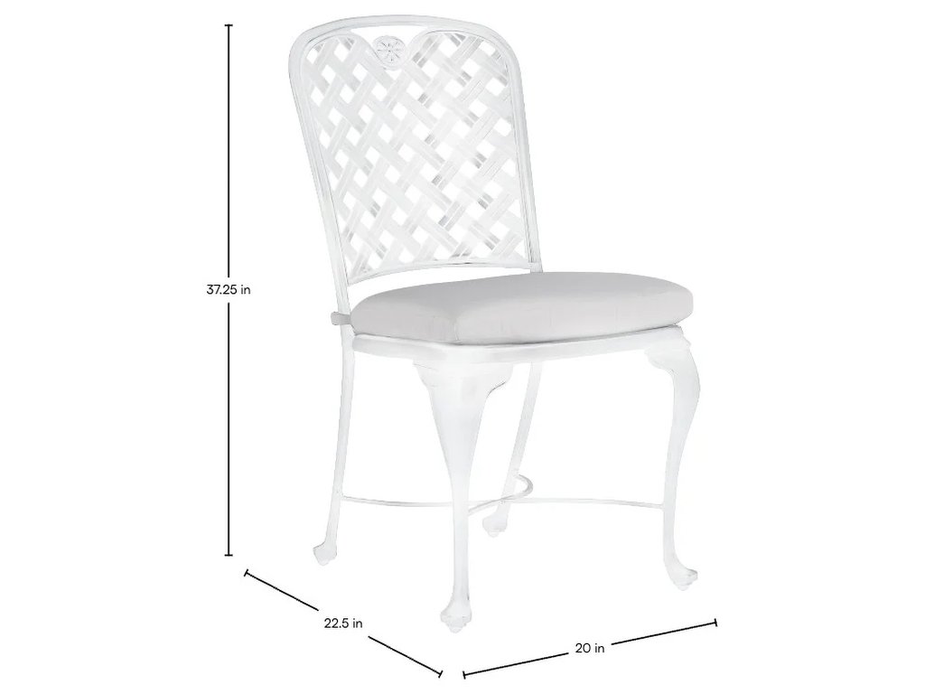 Provance Cast Aluminum Outdoor Dining Side Chair - image 1