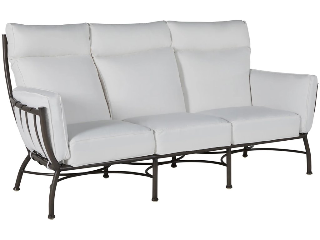 Majorca Wrought Aluminum Outdoor Sofa - image 2