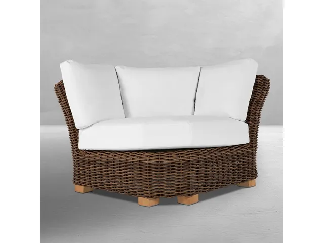 Montauk N-Dura Resin Wicker Outdoor Corner Sectional
