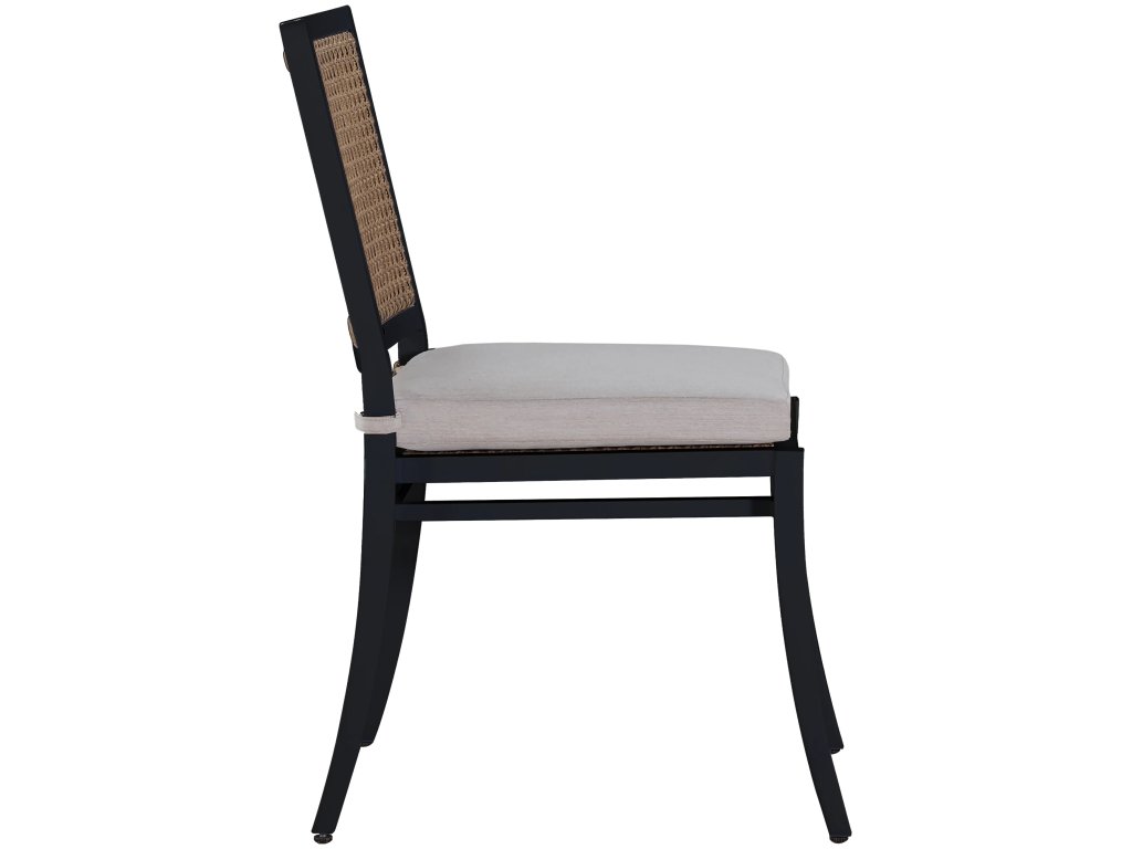 Bermuda Aluminum and Cane Stacking Side Chair - image 4