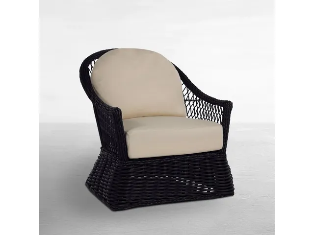 Soho Woven N-Dura Resin Wicker Outdoor Lounge Chair