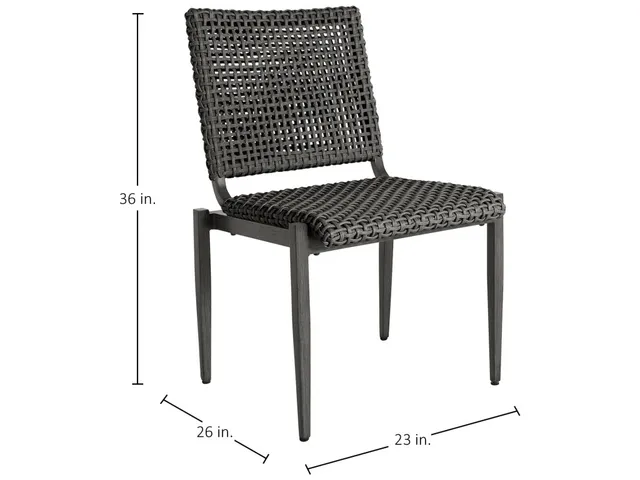 Harbor N-Dura Resin Wicker Outdoor Side Chair - Alternative View