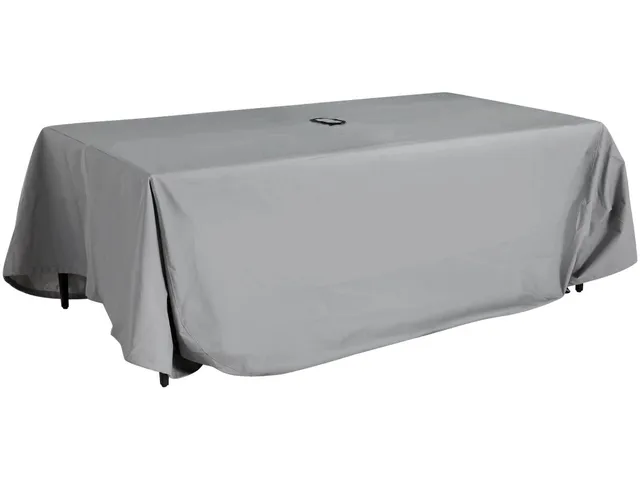 Large Rectangular Table Set Cover W/ Umbrella Hole - Alternative View
