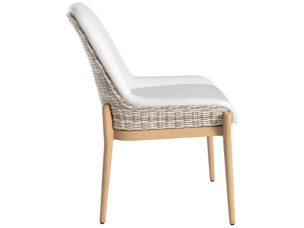 Palma N-Dura Resin Wicker Outdoor Side Chair - image 3