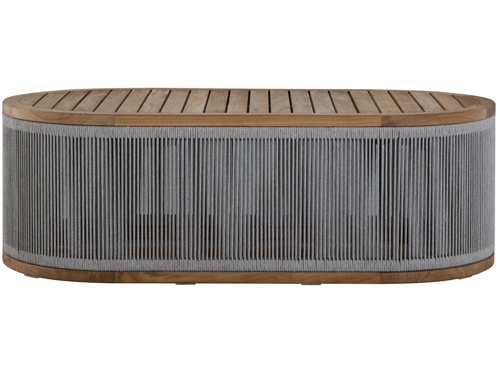 Avalon Teak Oval Outdoor Coffee Table - image 2