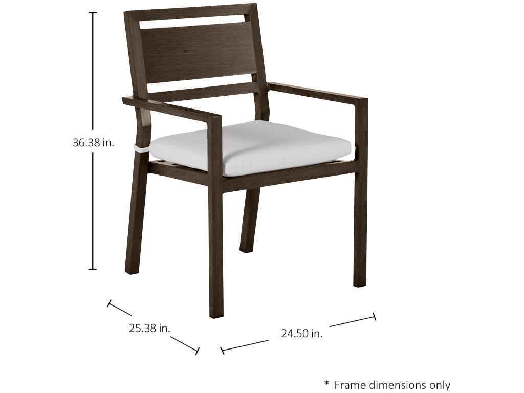 Avondale Wrought Aluminum Outdoor Arm Chair - image 1