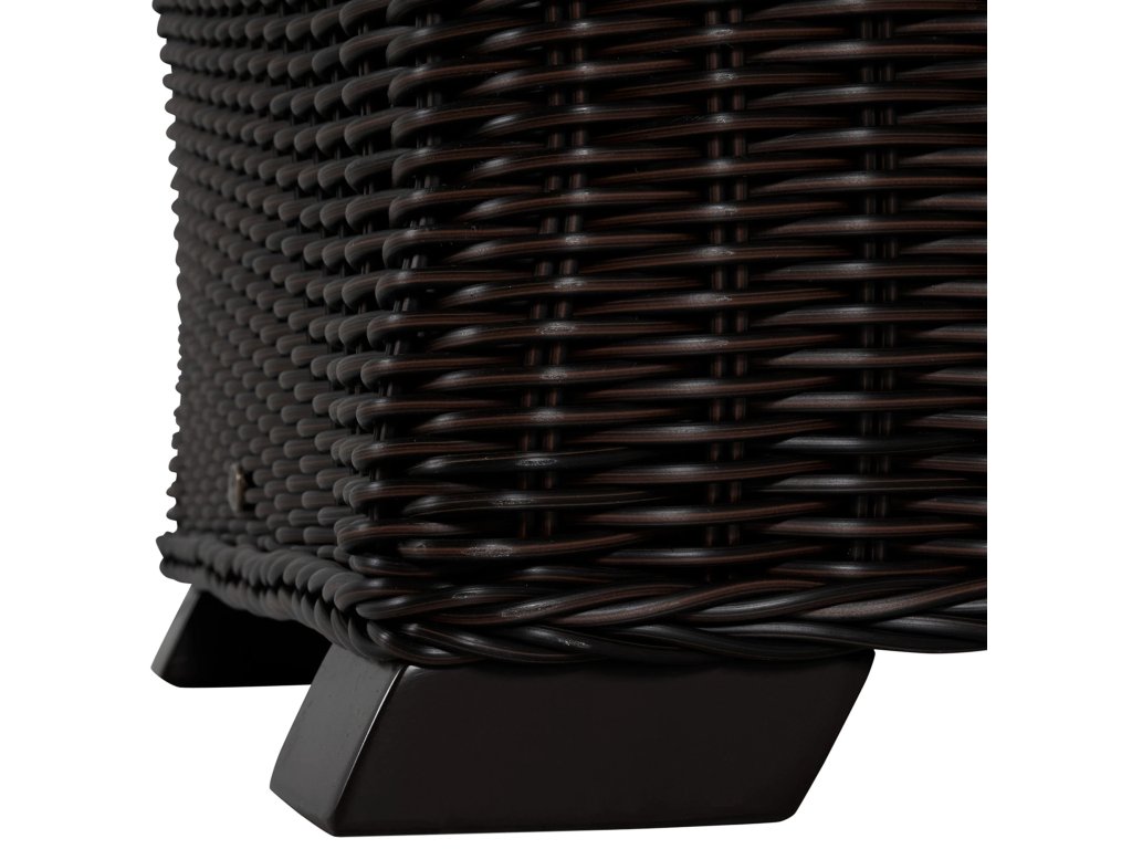 Rustic Woven N-Dura Resin Wicker Outdoor Lounge Chair - image 3