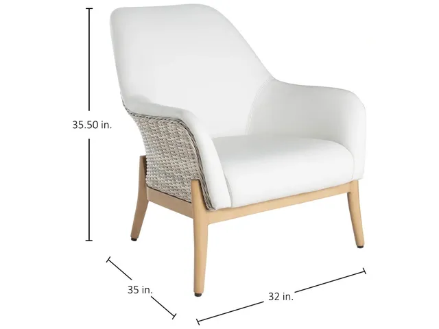 Palma N-Dura Resin Wicker Outdoor Lounge Chair - Alternative View