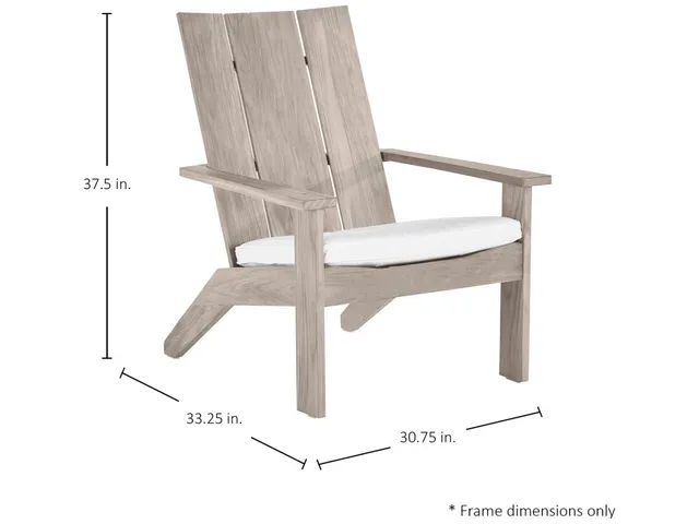 Ashland Teak Outdoor Adirondack Lounge Chair - Alternative View