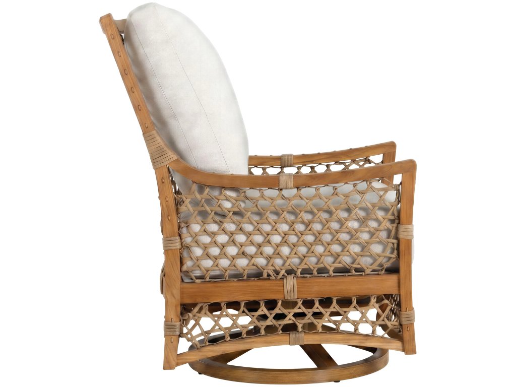 Aspen Teak Outdoor Swivel Lounge - image 3