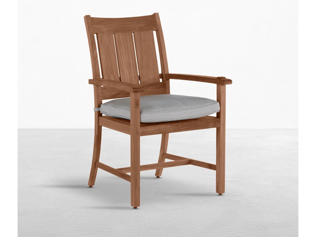 Croquet Teak Outdoor Arm Chair - main image