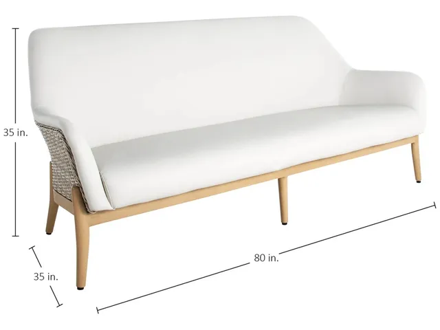 Palma N-Dura Resin Wicker Outdoor Sofa - Alternative View