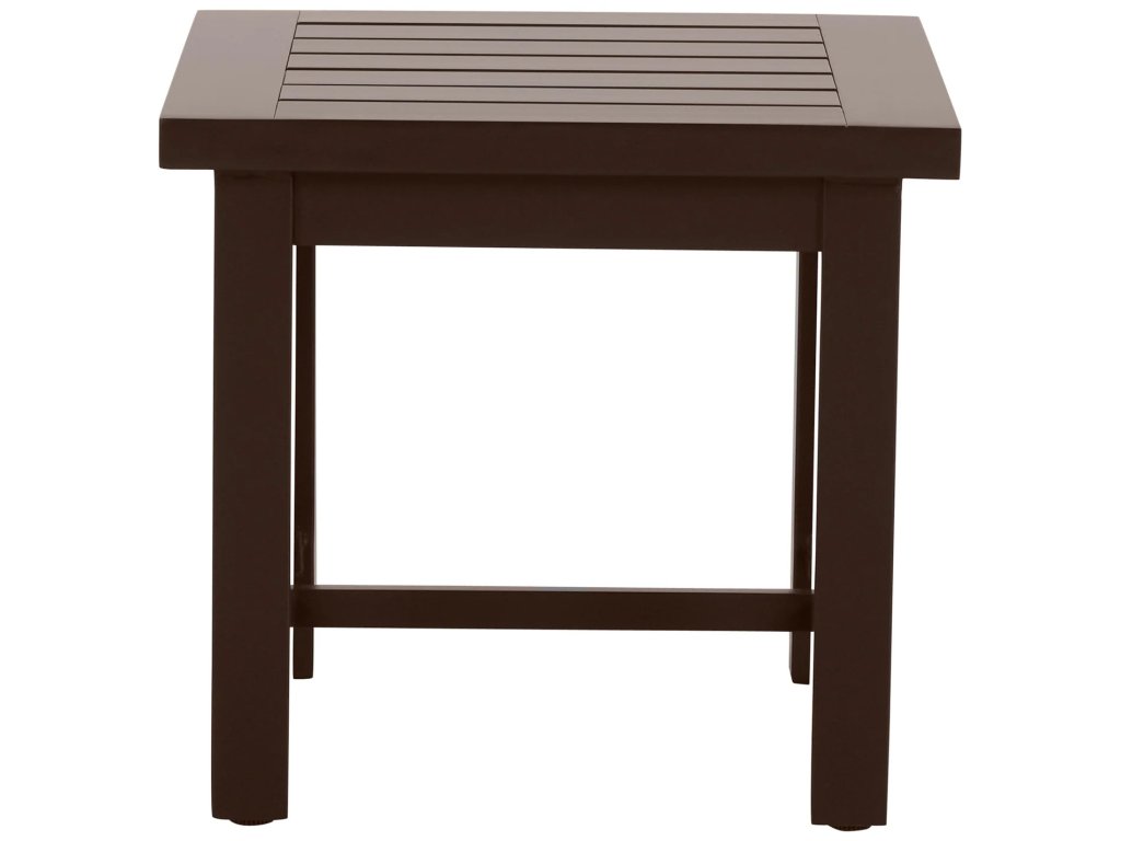 Club Aluminum Square Outdoor End Table - image 2