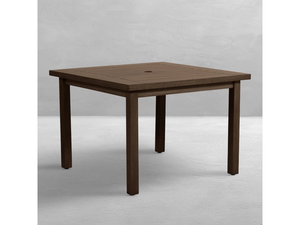 Club Aluminum Square Outdoor Table - main image