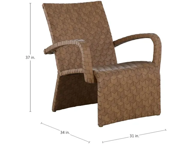 Venice N-Dura Resin Wicker Outdoor Lounge Chair