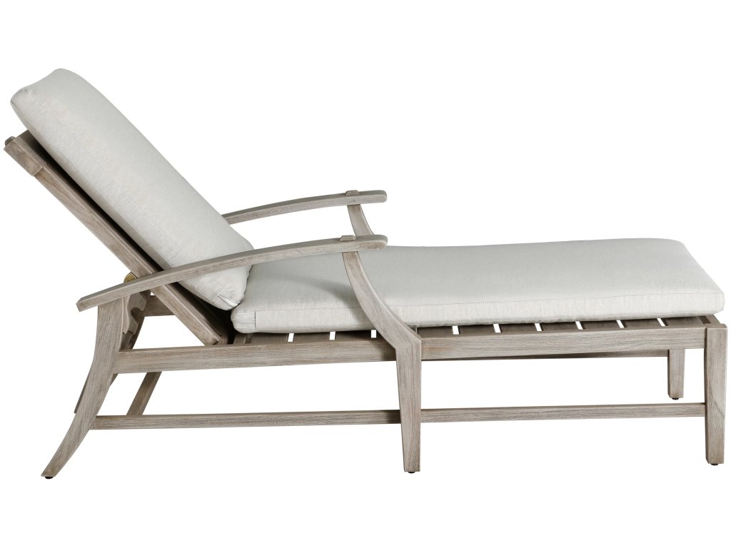 Croquet Teak Outdoor Chaise Lounge - image 4