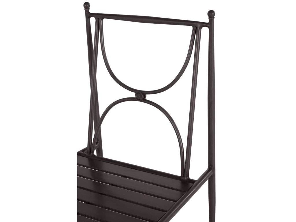 Roma Wrought Aluminum Outdoor Side Chair - image 2