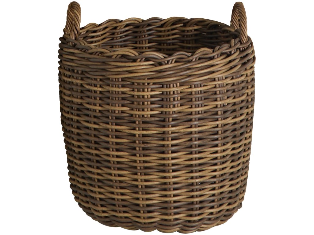 Montecito Large Woven Wicker Outdoor Basket - image 2
